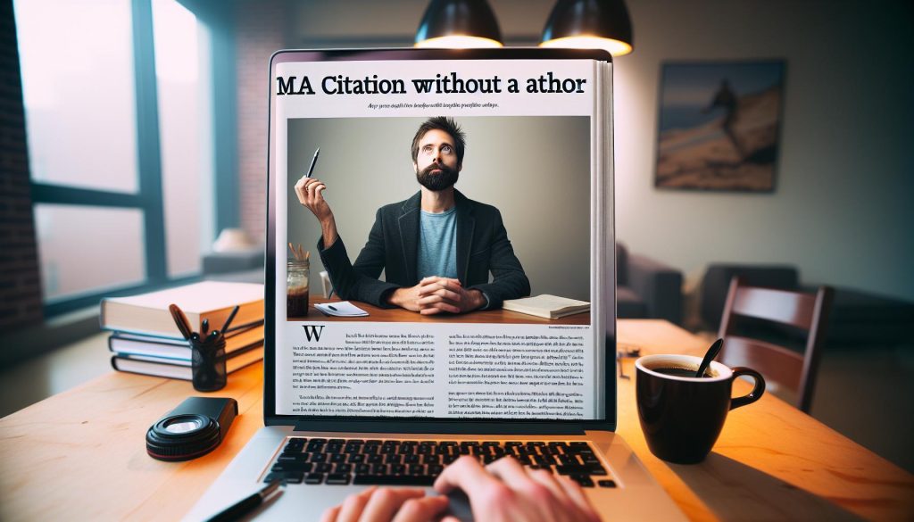 How to Do a MLA Citation Without an Author Correctly
