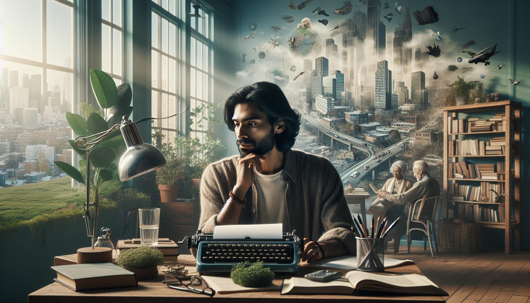 The Author's Perspective on Modern Society