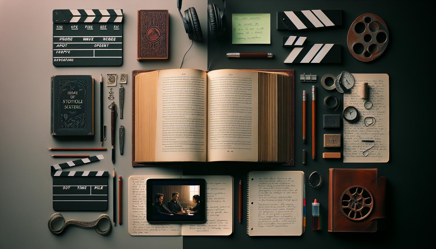 Comparing the Book's Scene to the Film Adaptation