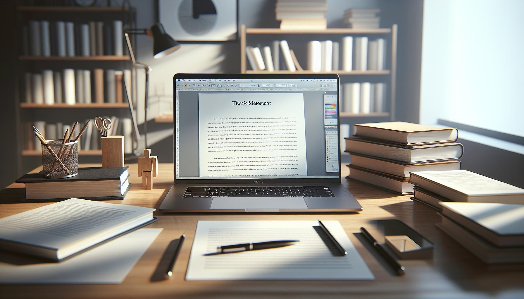 Crafting a Strong Thesis Statement