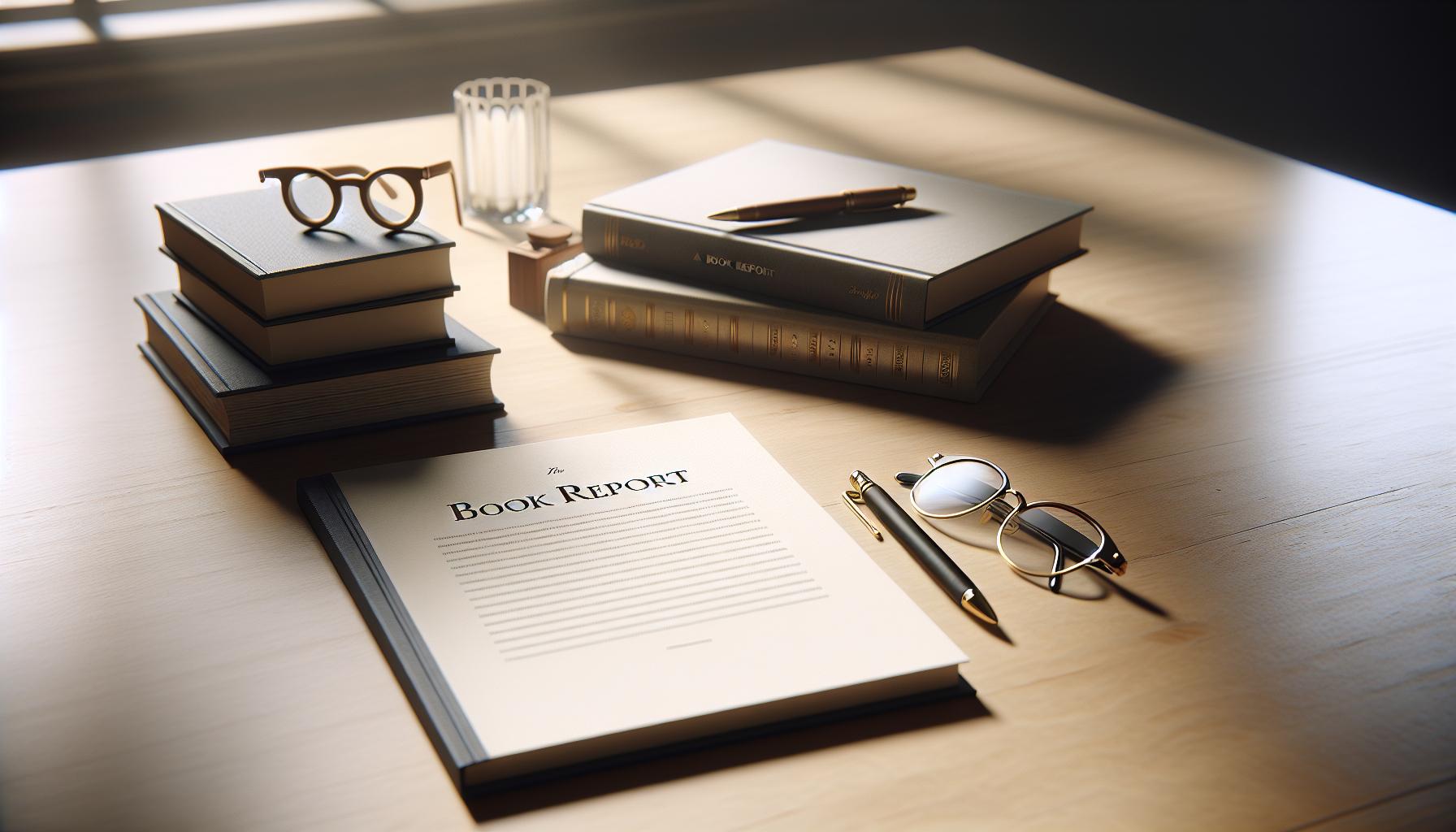 Essential Elements of a Book Report Title Page