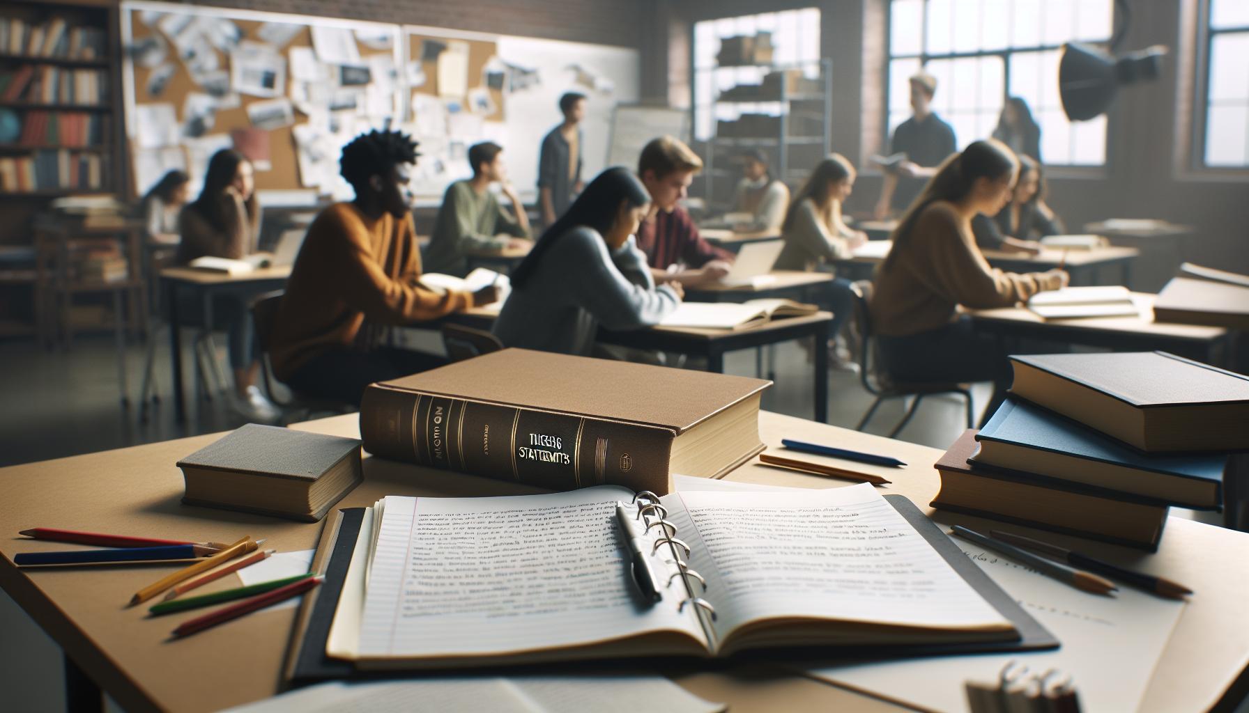 Examples of Strong Thesis Statements for Book Reports