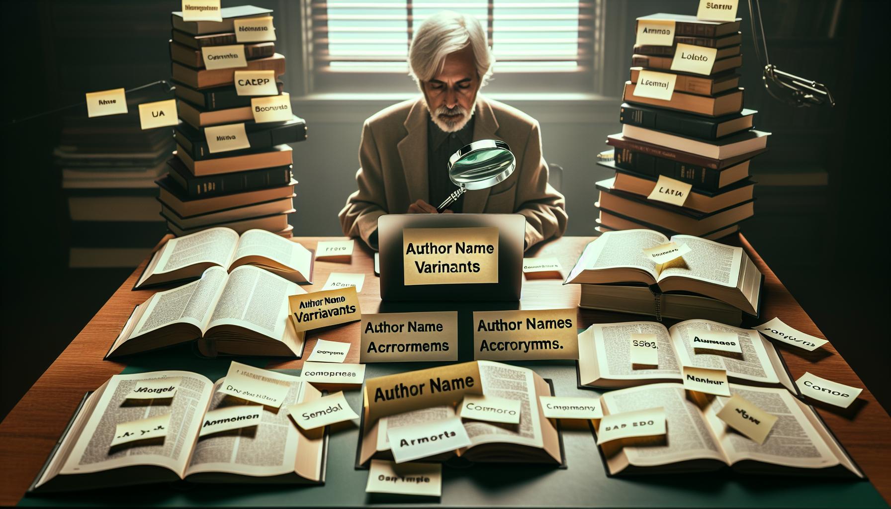 Handling Author Name Variants and Acronyms