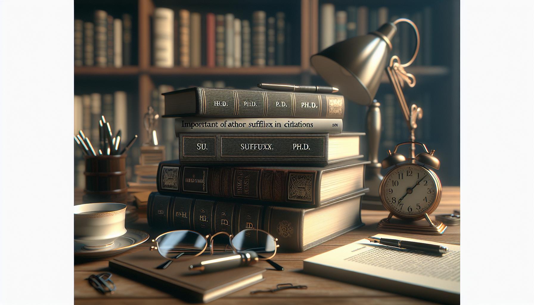 Importance of Author Suffix in Citations