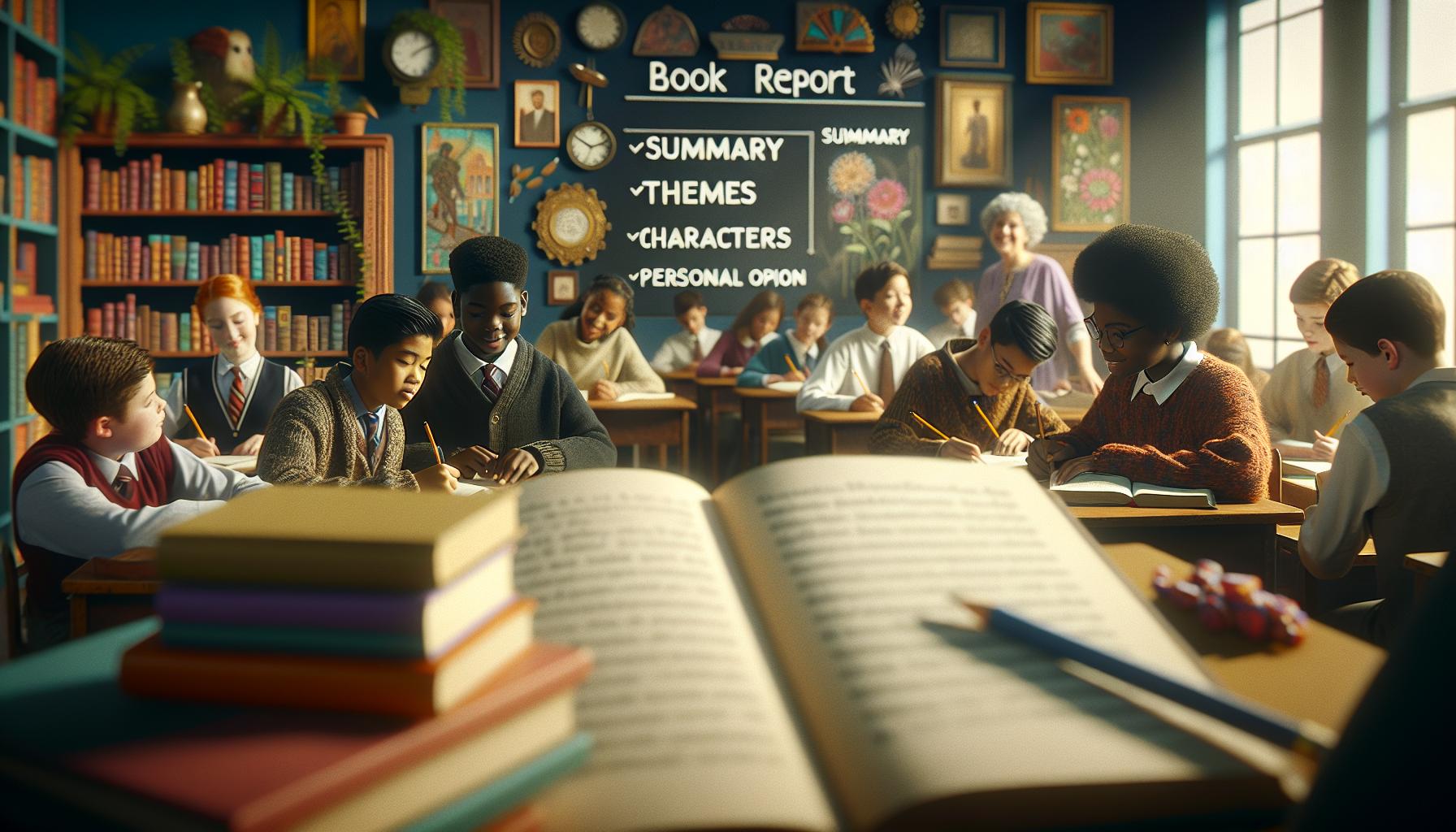 Key Components of a 7th Grade Book Report