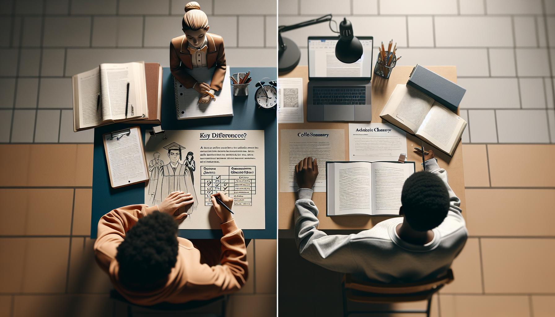 Key Differences Between High School and College Book Reports