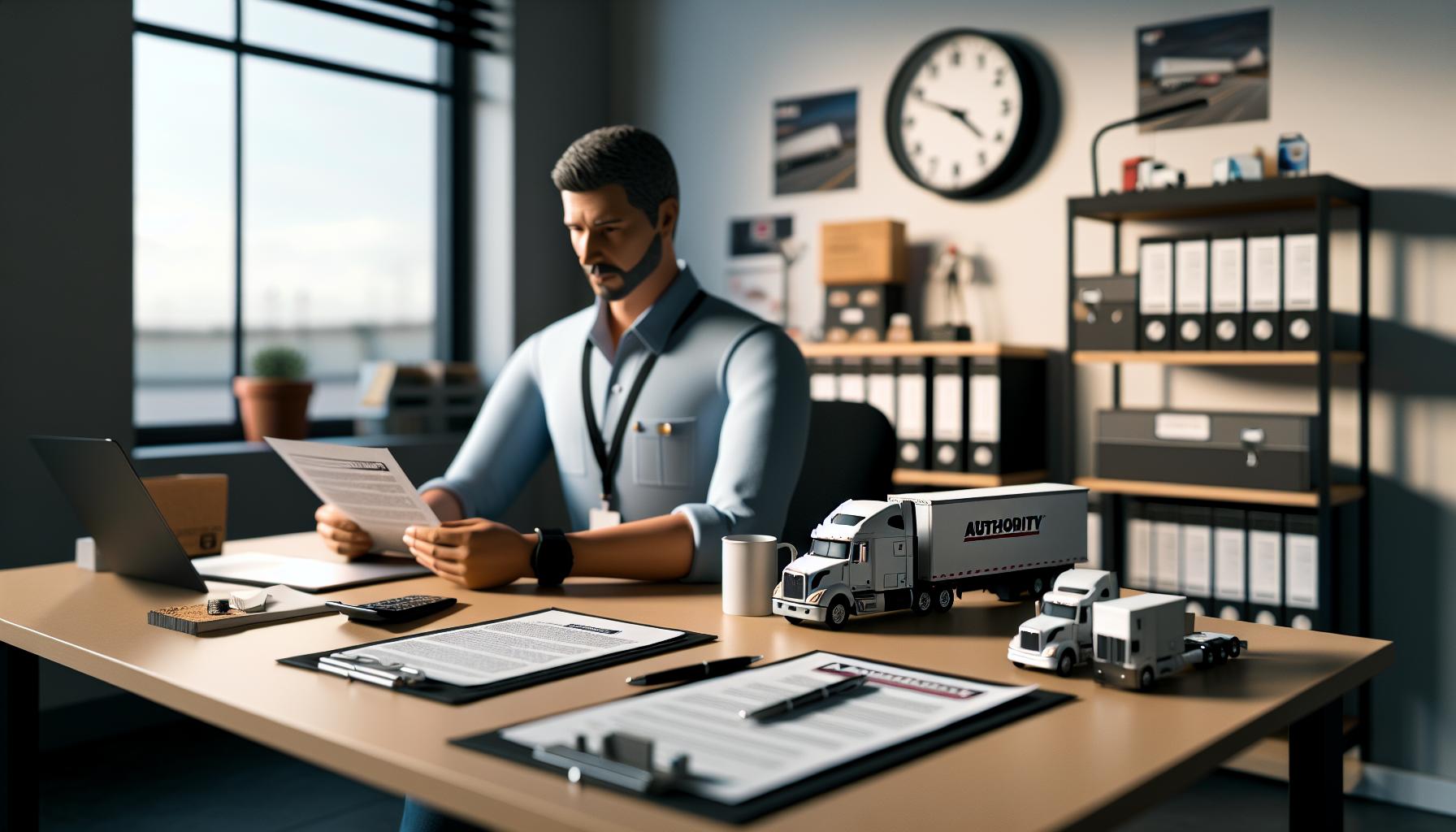 Navigating the Application Process for Authority Trucking