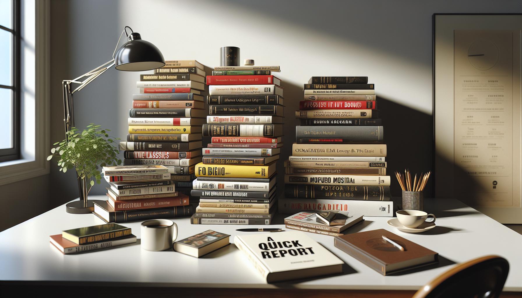 Popular Books to Consider for a Quick Report