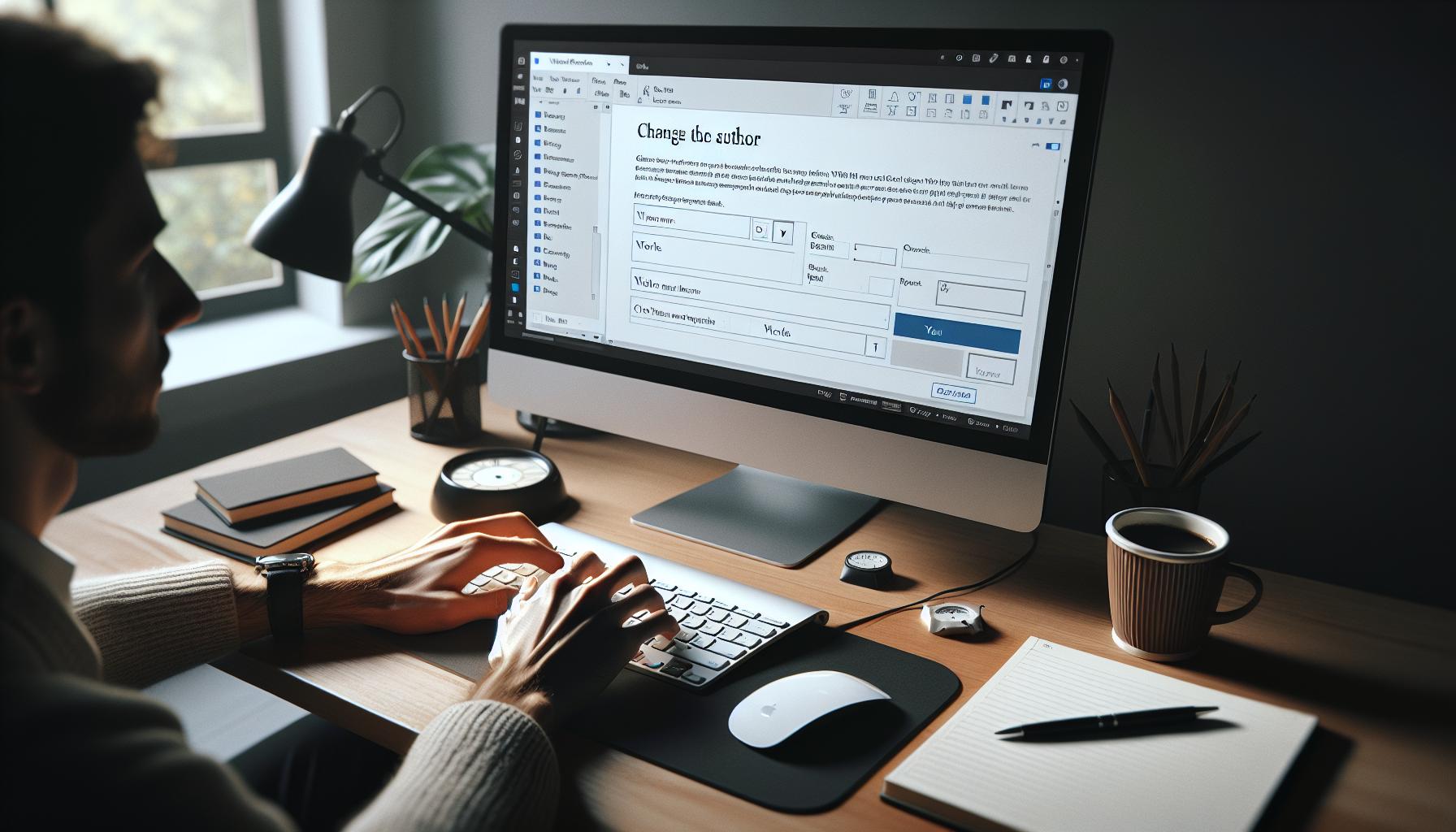 How to Change the Author of a Word Document Properties