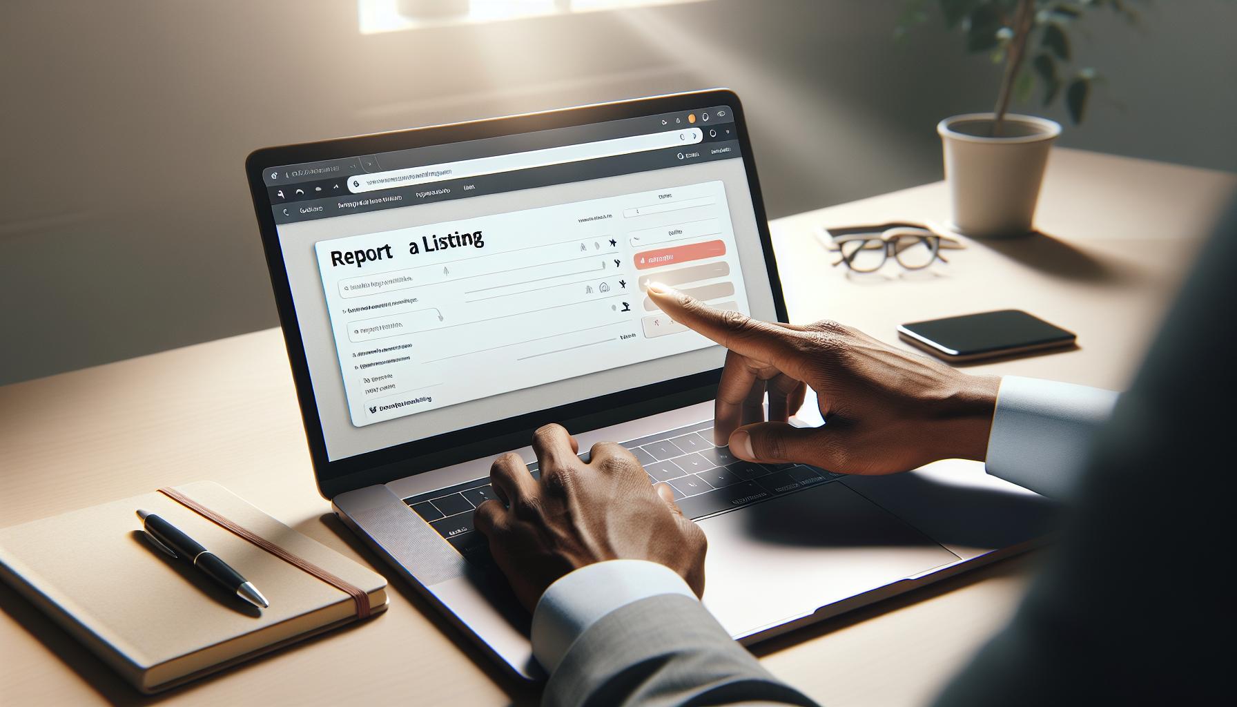 Step-by-Step Guide to Reporting a Listing