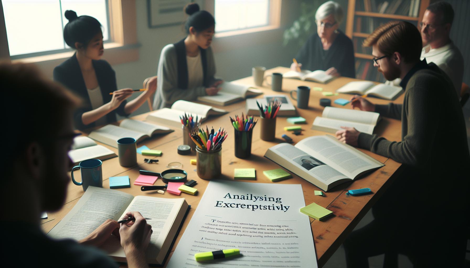 Techniques for Analyzing Excerpts Effectively