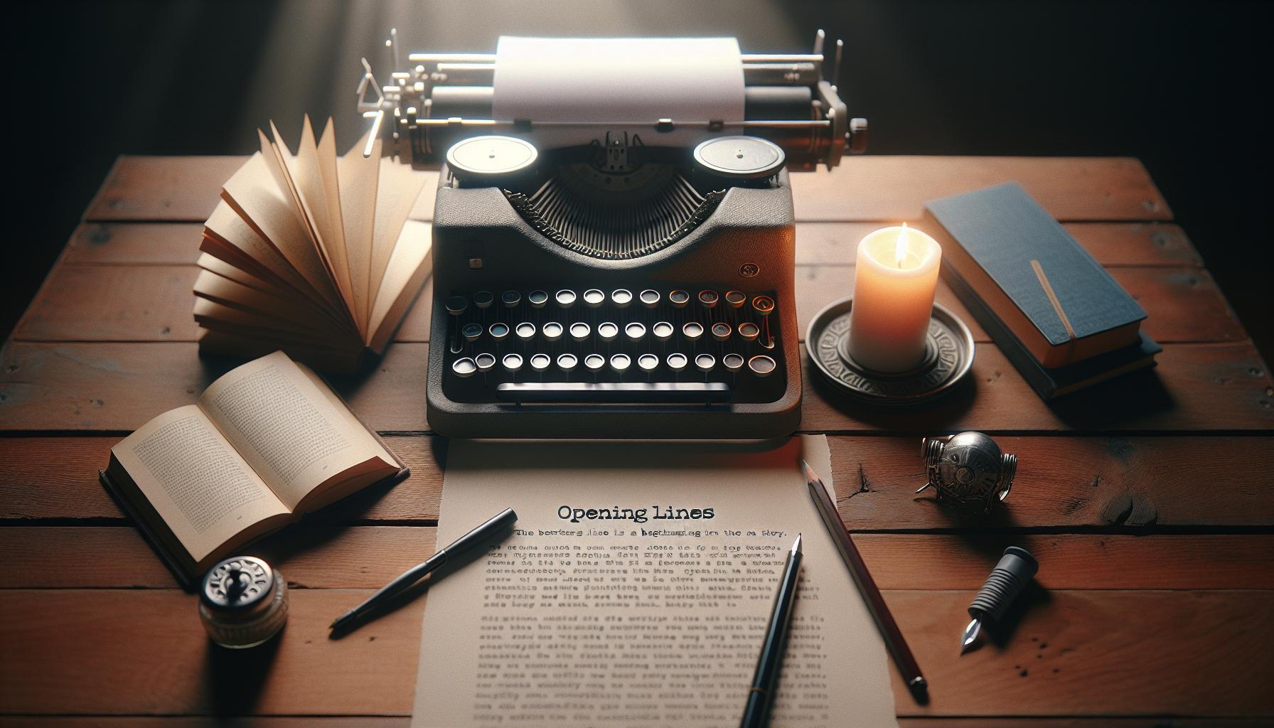 Tips for Crafting a Captivating Opening Line