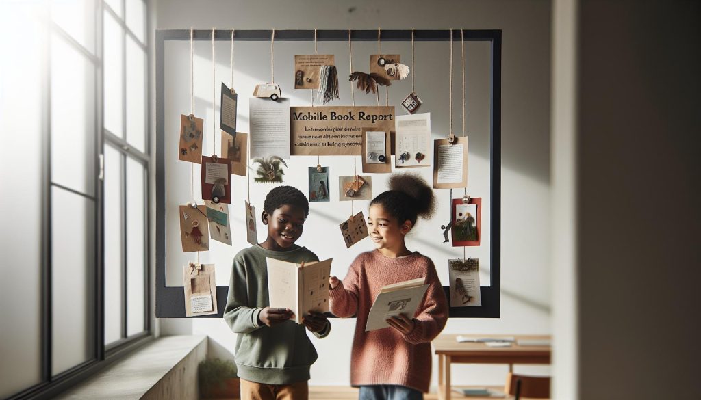 How to Make a Mobile Book Report: Hanging Display